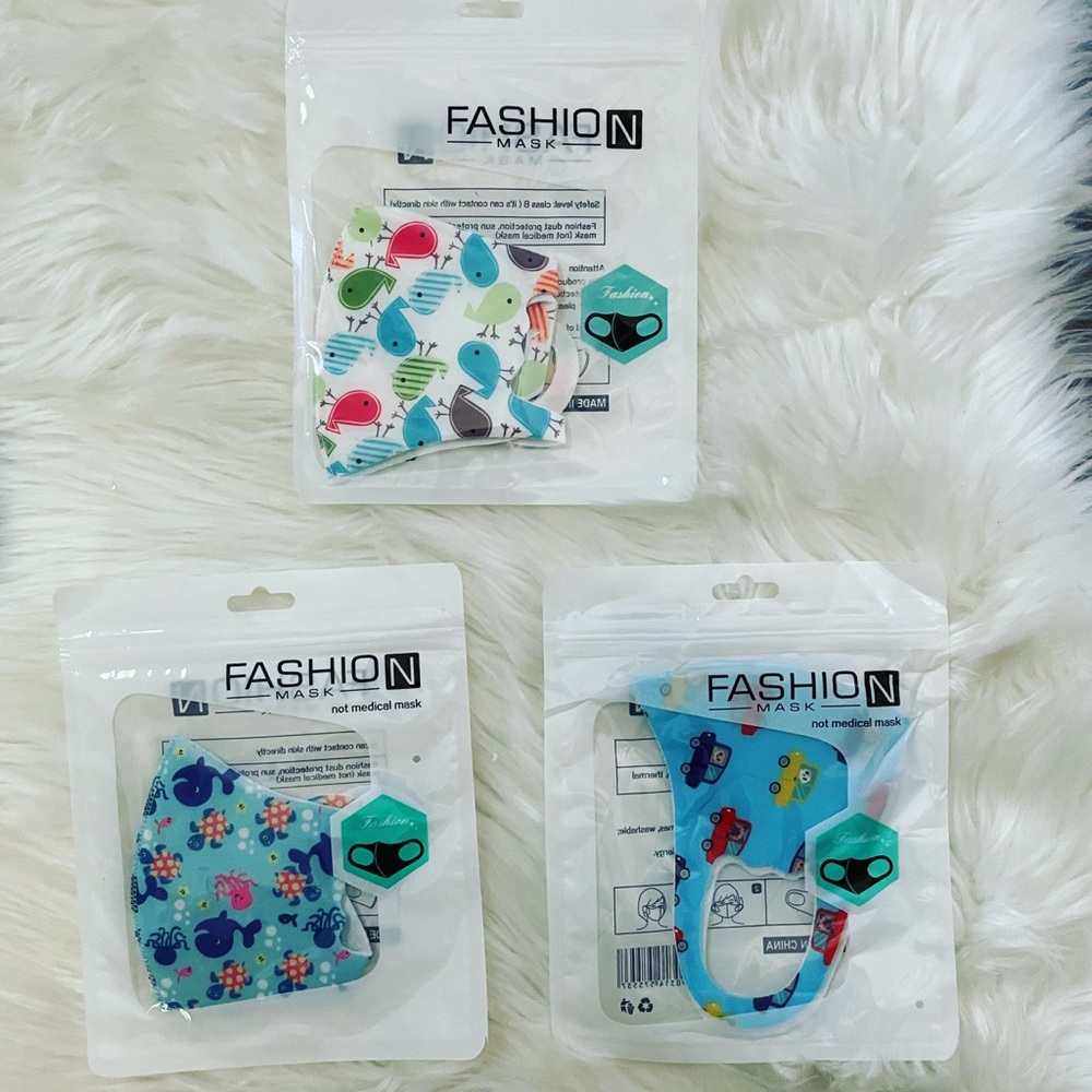 3 Pack of kids masks NWT